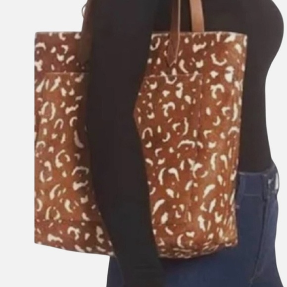 NWT Madewell Peacan Tote Bag - Picture 6 of 7